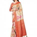 Women's Woven Banarasi Kanchipuram Art Silk Saree with Blouse Piece