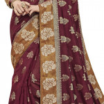 Women's Chanderi Cotton Silk Saree with Blouse Piece