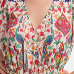 Peacock Wrap Top