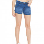 Women's Denim Slim Fit Shorts