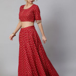 Indian Lehenga Choli Set with Dupatta